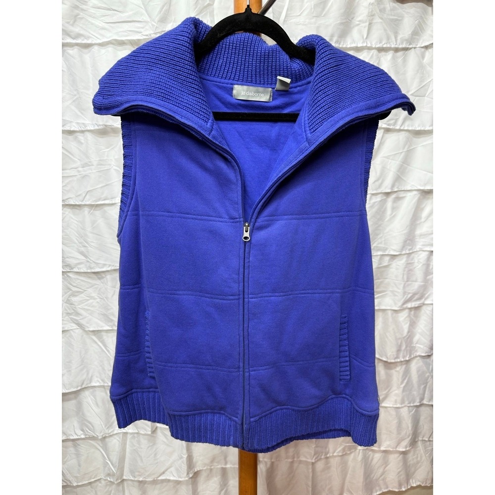 323 LIZ Claiborne Sweater sweatshirt Vest Heavy weight Sz XL
